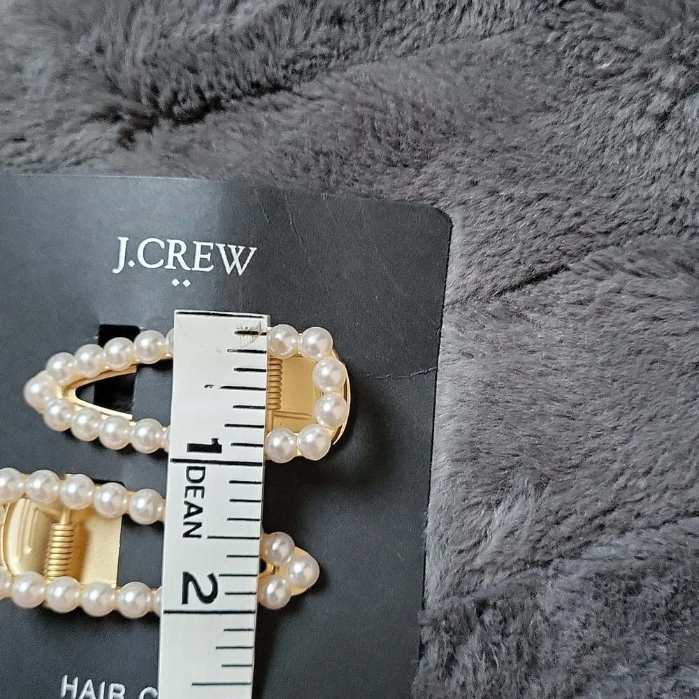 J. Crew Pearl Hair Clips! NWT! - Picture 4 of 7